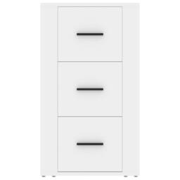 Berkfield Home Sideboard White 40x33x70 cm Engineered Wood - Size: 40 x 33 x 70 cm - thumbnail 3