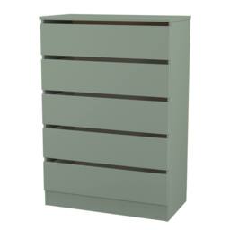 Ready Assembled 2 U Crosby 5 Drawer Chest in Reed Green in Pale Green - thumbnail 3