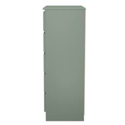 Ready Assembled 2 U Crosby 5 Drawer Chest in Reed Green in Pale Green - thumbnail 2