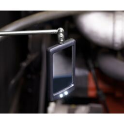 Loops Telescopic Inspection Mirror - Dual LED Lights - 52mm x 83mm Mirror - Extending - thumbnail 3