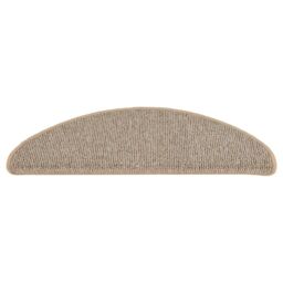 Berkfield Home Carpet Stair Treads 15 pcs Grey & Brown 65x21x4 cm - Size: Medium - thumbnail 4