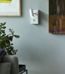 Nordlux Vintage Indoor Wall Light White Metal Intergrated LED On-Fixture Switch - Plug In or Mains Powered, IP20 - thumbnail 4