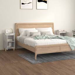 Berkfield Home Bedside Cabinets 2 pcs Concrete Grey 40x35x70 cm Engineered Wood - Size: 40 x 35 x 70 cm - thumbnail 3