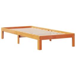 Berkfield Home Decorative Bookcase Bed without Mattress Wax Brown 100x200cm Soli - Size: 100x200 cm - thumbnail 8