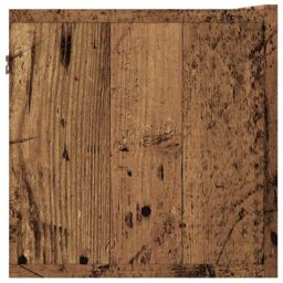 Berkfield Home Wall Mounted TV Cabinet Old Wood 80x30x30 cm Engineered Wood in Brown - Size: 80 x 30 x 30 cm - thumbnail 5