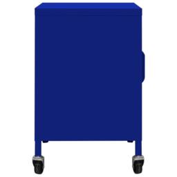 Berkfield Home Storage Cabinet Navy Blue 60x35x56 cm Steel - Size: 60 x 35 x 56 cm - thumbnail 4