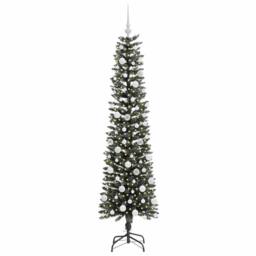 Berkfield Home Artificial Christmas Tree with Stand Green 50.5 x 50.5 x 180 cm - thumbnail 3