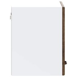 Berkfield Home Kitchen Wall Cabinet Kalmar Smoked Oak Engineered Wood in Brown - thumbnail 6