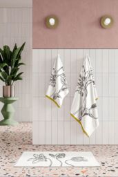 Ted Baker 'Tulip' Cotton Towels in Gold - thumbnail 2