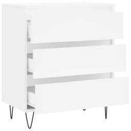 Berkfield Home Sideboard White 60x35x70 cm Engineered Wood - Size: 60 x 35 x 70 cm - thumbnail 6