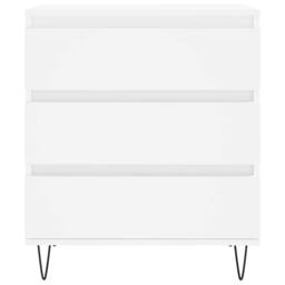 Berkfield Home Sideboard White 60x35x70 cm Engineered Wood - Size: 60 x 35 x 70 cm - thumbnail 5
