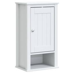 Berkfield Home 4 Piece Bathroom Furniture Set BERG White Solid Wood Pine - thumbnail 4