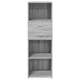 Berkfield Home Highboard Grey Sonoma 40x42.5x124 cm Engineered Wood - thumbnail 4
