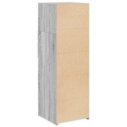 Berkfield Home Highboard Grey Sonoma 40x42.5x124 cm Engineered Wood - thumbnail 6