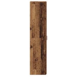 Berkfield Home Highboard Old Wood 50x42.5x185 cm Engineered Wood in Brown - thumbnail 7