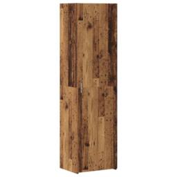Berkfield Home Highboard Old Wood 50x42.5x185 cm Engineered Wood in Brown - thumbnail 5