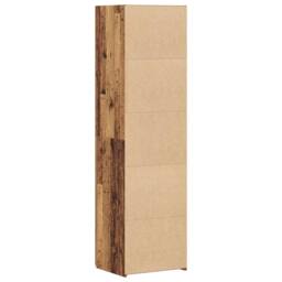 Berkfield Home Highboard Old Wood 50x42.5x185 cm Engineered Wood in Brown - thumbnail 8