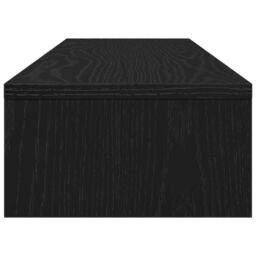 Berkfield Home Monitor Stand Black Oak 100x24x13 cm Engineered Wood - Size: 100 x 24 x 13 cm - thumbnail 6