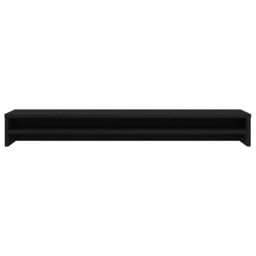 Berkfield Home Monitor Stand Black Oak 100x24x13 cm Engineered Wood - Size: 100 x 24 x 13 cm - thumbnail 5