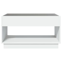 Berkfield Home Coffee Table with Infinity LED White 90x50x50 cm - Size: 90 x 50 x 50 cm - thumbnail 6