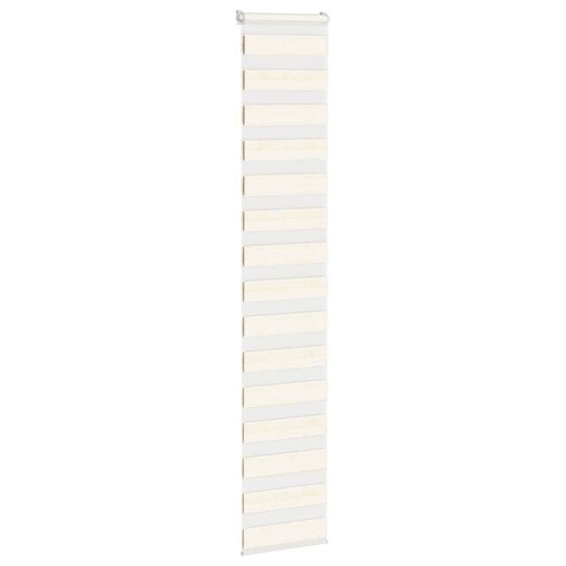 Berkfield Home Elegant Zebra Blind Marble Beige 40x230 cm Fabric Width 35.9 cm P - image 1