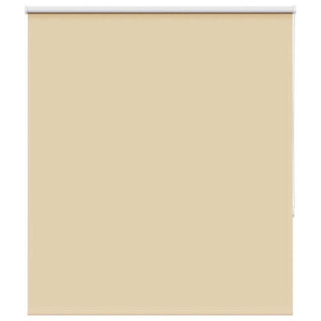Berkfield Home Roller Blind Blackout Beige 125x130 cm Fabric Width 121.6 cm Polyester