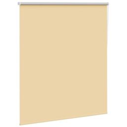 Berkfield Home Roller Blind Blackout Beige 125x130 cm Fabric Width 121.6 cm Polyester - thumbnail 3