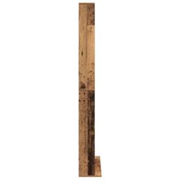Berkfield Home Modern CD Cabinet - Old Wood - 101x23x177.5 cm - Engineered Wood in Brown - thumbnail 7