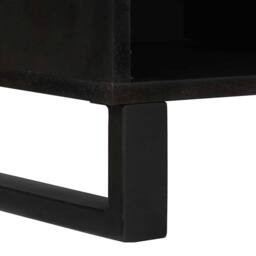 Berkfield Home TV Cabinet - 100 x 33.5 x 46 cm, made from solid mango wood in Brown - Size: 100 x 33.5 x 46 cm - thumbnail 6