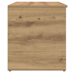 Berkfield Home Storage Chest Artisan Oak 84x42x46 cm Engineered Wood in Brown - Size: 84 x 42 x 46 cm - thumbnail 5