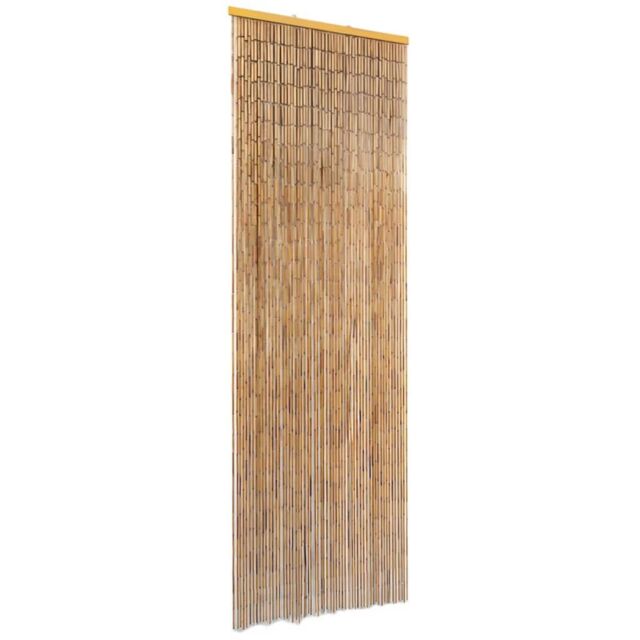 Berkfield Home Insect Door Curtain Bamboo 56x185 cm in Brown - image 1
