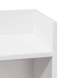 Berkfield Home Side Tables 2 pcs with Shelf White 25.5x27x60 cm - thumbnail 7