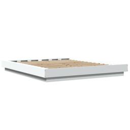 Berkfield Home Bed Frame with LED Lights without Mattress White 160x200cm - Size: 160x200 cm - thumbnail 7