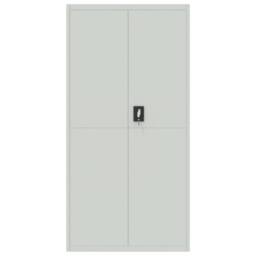 Berkfield Home File Cabinet Light Grey 90x40x220 cm Steel - Size: 90 x 40 x 220 cm - thumbnail 8
