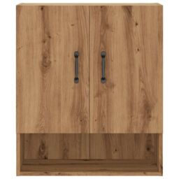 Berkfield Home Wall Cabinet Artisan Oak 60x31x70 cm Engineered Wood in Brown - Size: 60 x 31 x 70 cm - thumbnail 4