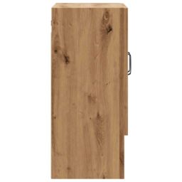 Berkfield Home Wall Cabinet Artisan Oak 60x31x70 cm Engineered Wood in Brown - Size: 60 x 31 x 70 cm - thumbnail 5