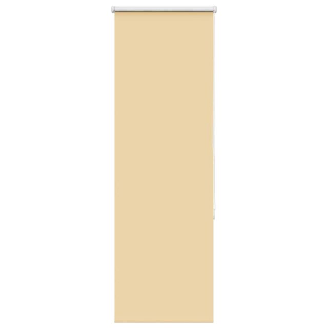 Berkfield Home Roller Blind Blackout Beige 60x130 cm Fabric Width 55.7 cm Polyester - image 1