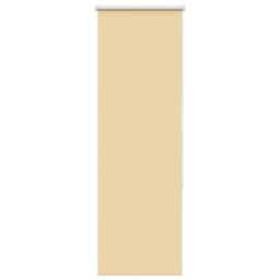 Berkfield Home Roller Blind Blackout Beige 60x130 cm Fabric Width 55.7 cm Polyester - thumbnail 1