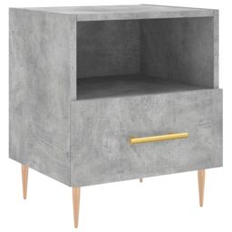 Berkfield Home Bedside Cabinets 2 pcs Concrete Grey 40x35x47.5 cm Engineered Wood - thumbnail 5