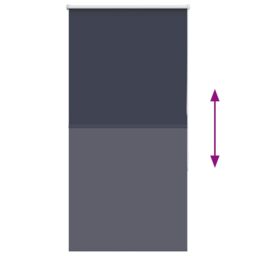 Berkfield Home Roller Blind Blackout Marine 80x175 cm Fabric Width 75.7 cm Polyester in Blue - thumbnail 5