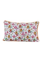 Homescapes Cotton Owls Cushion Cover - Size: 30 cm x 50 cm - thumbnail 2