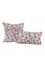 Homescapes Cotton Owls Cushion Cover - Size: 30 cm x 50 cm - thumbnail 3
