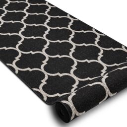 RugsX Sizal Floorlux Runner in Black - Size: 100 cm x 160 cm - thumbnail 2
