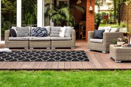 RugsX Sizal Floorlux Runner in Black - Size: 100 cm x 160 cm - thumbnail 3