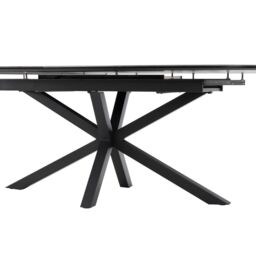 Home Detail Violet Extending Black Sintered Stone Ceramic Dining Table - thumbnail 6
