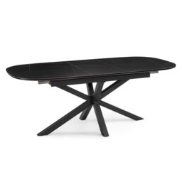 Home Detail Violet Extending Black Sintered Stone Ceramic Dining Table - thumbnail 3