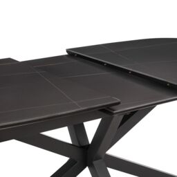 Home Detail Violet Extending Black Sintered Stone Ceramic Dining Table - thumbnail 4