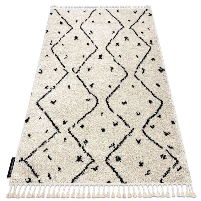 RugsX Berber Rug in Yellow - Size: 140 cm x 190 cm - image 1