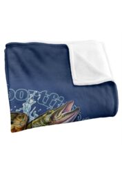 JQ Licensing American Sportfishing Freshwater Silky Touch Super Soft Throw Blanket 152 X 127 cm in White - thumbnail 3