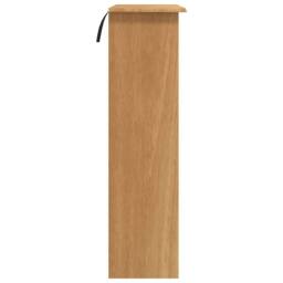 "Berkfield Home Hutch ""ASKIM"" 91x30x104 cm Solid Wood Pine in Brown - Size: 91 x 30 x 104 cm" - thumbnail 5